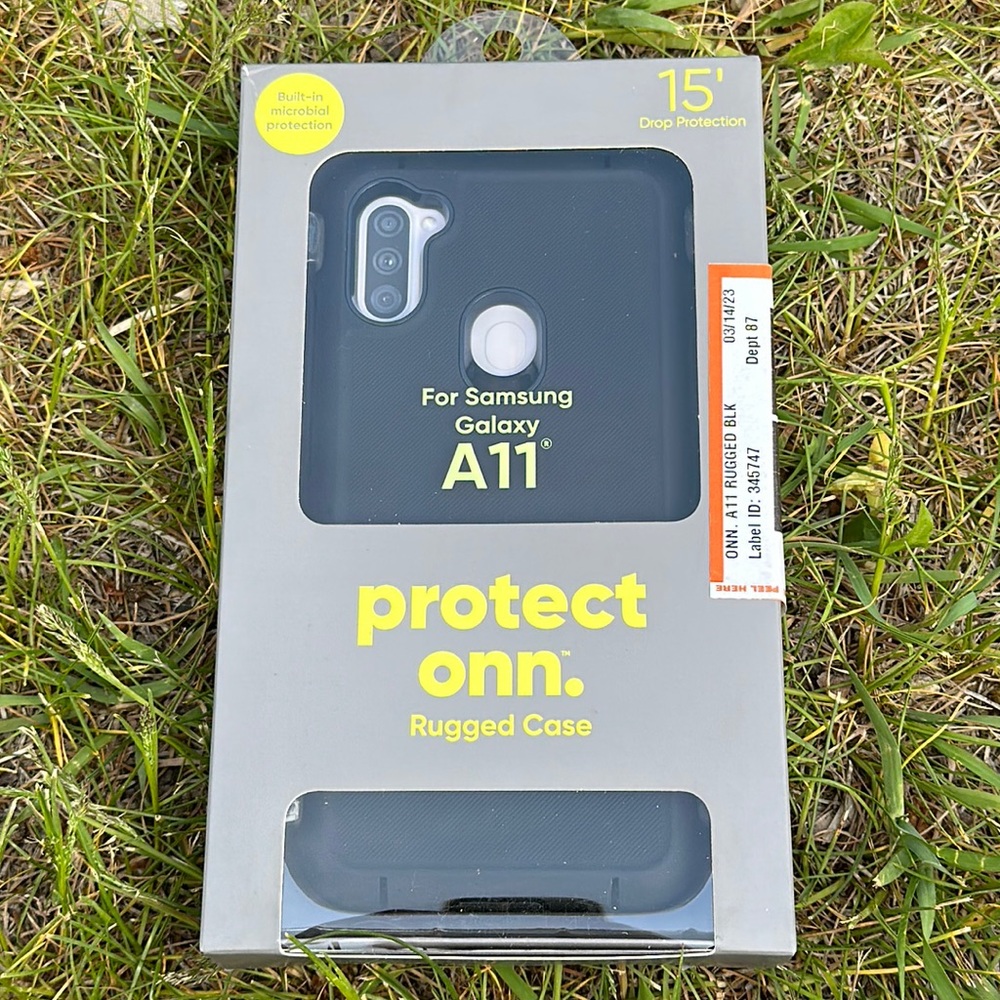 Samsung Galaxy A11 Protect onn Phone Case with Built-in Microbial Protection